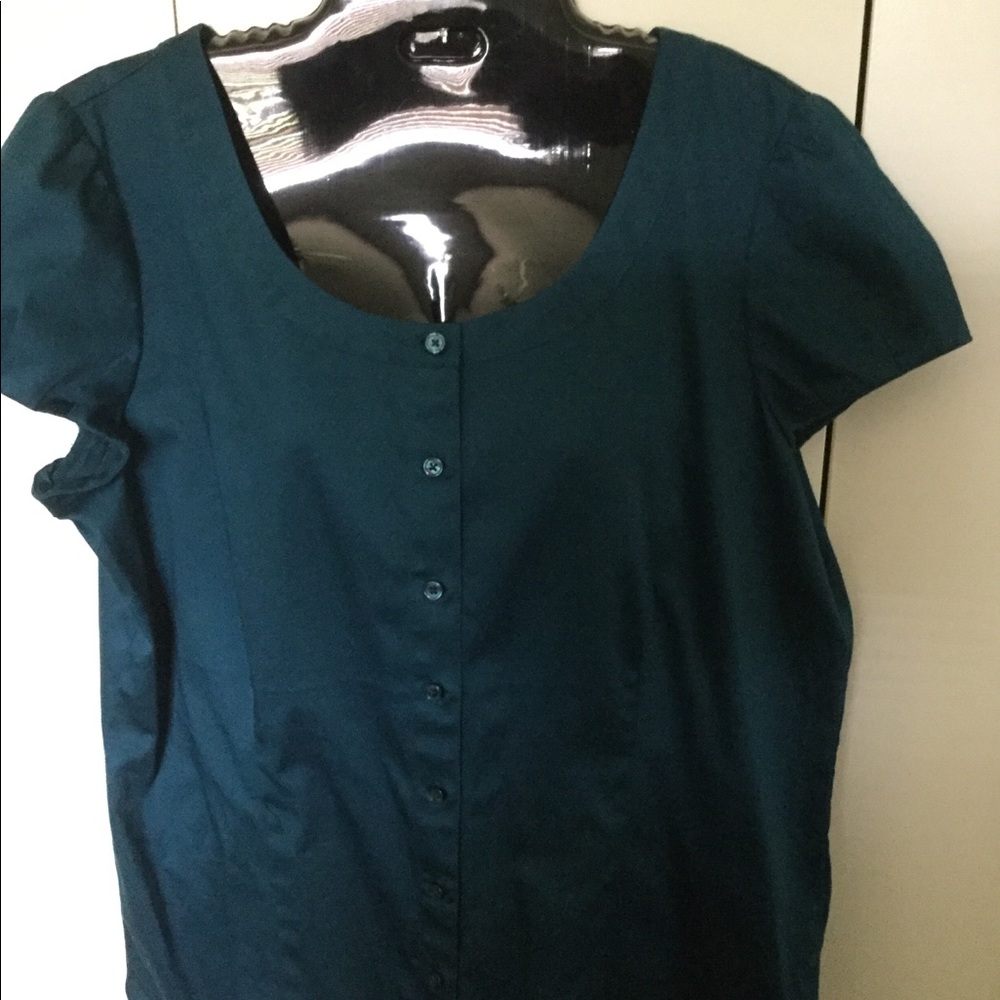 Van Heusen Ladies Teal Blouse
